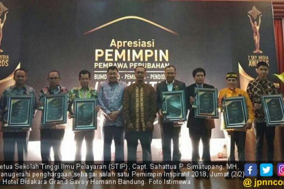 Ketua STIP Raih Penghargaan Sebagai Pemimpin Inspiratif 2018 - JPNN.COM