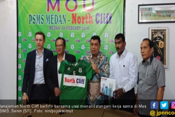 North Cliff Jadi Sponsor Utama PSMS Medan - JPNN.COM