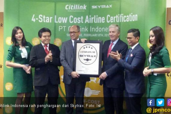 Pertama di Asia, Citilink Raih LCC Bintang 4 - JPNN.COM