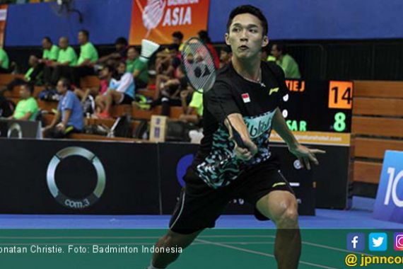 YES! Jonatan Christie Pukul Kidambi, Indonesia 1-0 India - JPNN.COM