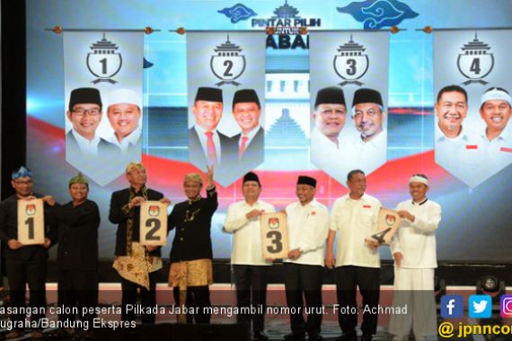 Makna Nomor Urut 1, 2, 3 dan 4 Buat Paslon Pilkada Jabar - JPNN.COM