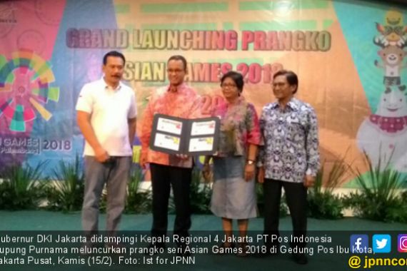 Pos Indonesia Luncurkan Prangko Seri Asian Games 2018 - JPNN.COM