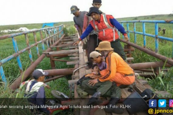 1 Anggota Manggala Agni Terluka, Menteri Siti Ikut Berduka - JPNN.COM