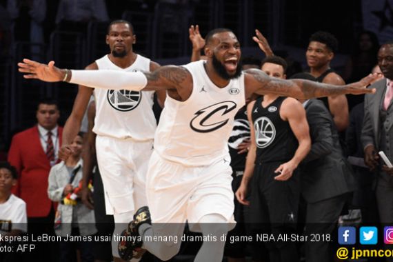 Lewat Game Dramatis, LeBron James jadi MVP NBA All-Star 2018 - JPNN.COM