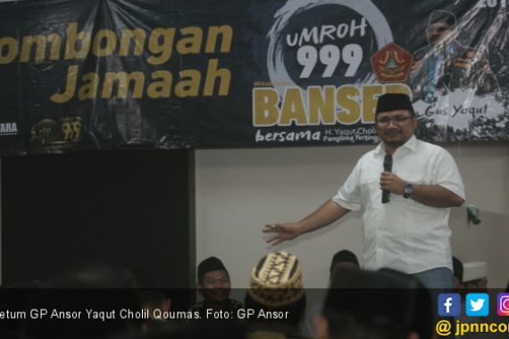 GP Ansor Mengumrahkan 999 Banser, Gus Yaqut: Jaga Perilaku! - JPNN.COM