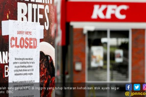 Krisis Ayam, Ratusan Gerai KFC di Inggris Tutup - JPNN.COM