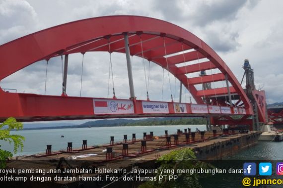 Pembangunan Proyek Jembatan Holtekamp Jayapura Dilanjutkan - JPNN.COM