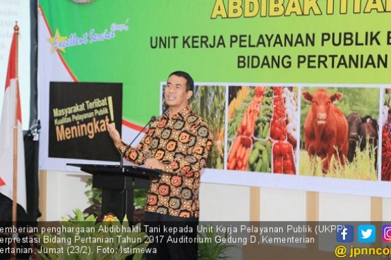 Mentan Minta Pelayanan Publik untuk Petani Ditingkatkan - JPNN.COM