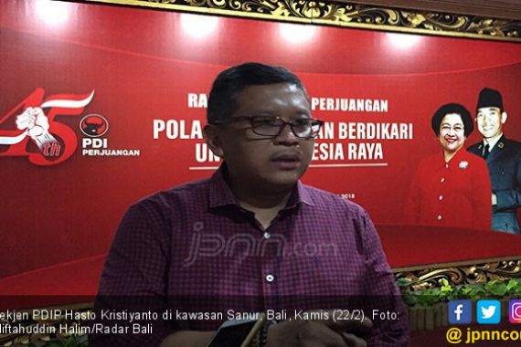 Hasto Tantang Nazar Buktikan Tuduhan soal Koster Terima Suap - JPNN.COM