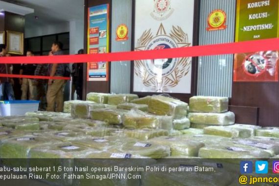 Sabu-sabu 1,6 Ton Tangkapan Bareskrim dari Pulau di Myanmar - JPNN.COM