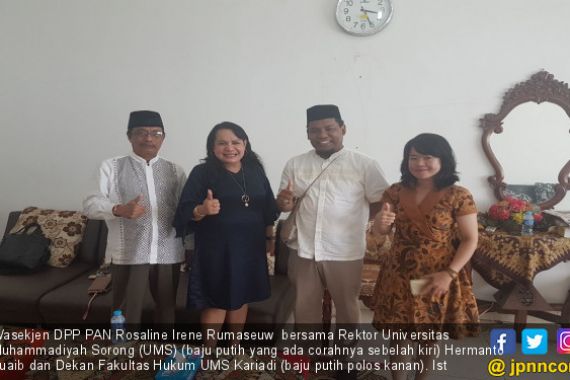 Rosaline Bolak-balik Jakarta-Papua dan Rajin Bertemu Warga - JPNN.COM