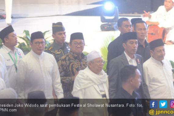 Buka Festival Selawat, Jokowi Titip Pesan Menggetarkan Hati - JPNN.COM