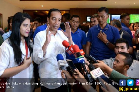 Usai Nonton Film Dilan, Jokowi Mengaku jadi Rindu Berat - JPNN.COM