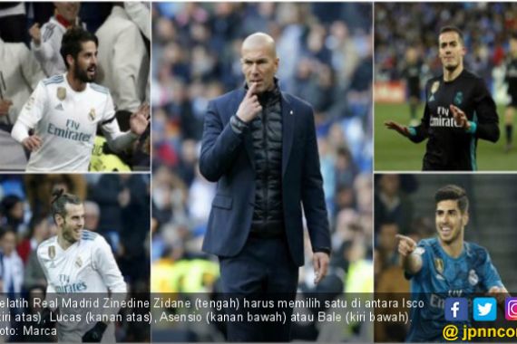 Buat Lawan PSG, Zidane Harus Pilih Satu di Antara Empat - JPNN.COM