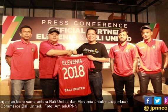 Elevenia Jadi Situs Ecommerce Resmi Bali United - JPNN.COM