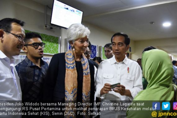 Jokowi Pamerkan Program KIS dan Tanah Abang ke Bos IMF - JPNN.COM