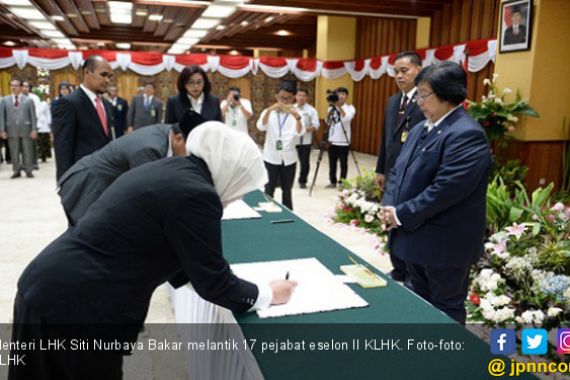 Ini Pesan Menteri Siti Nurbaya saat Lantik 17 Pejabat KLHK - JPNN.COM