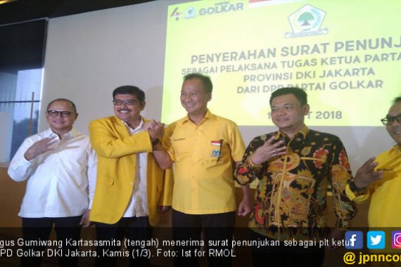 Pimpin Golkar DKI, Agus Gumiwang Siap Menangkan Jokowi - JPNN.COM