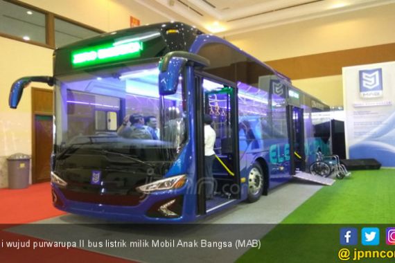 Bus Listrik MAB 'Setrum' Jalan Jakarta Pertengahan Tahun - JPNN.COM