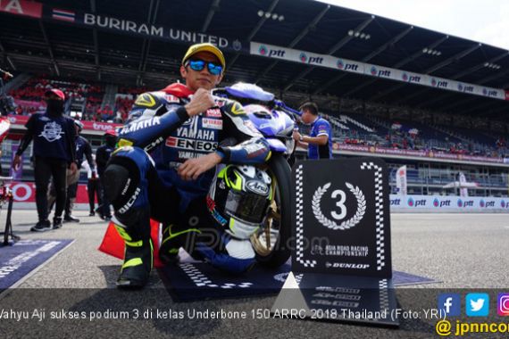 Jatuh Bangun, Pembalap Yamaha Indonesia Podium 3 ARRC 2018 - JPNN.COM