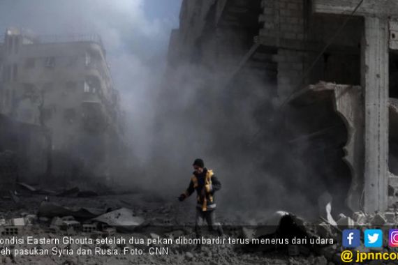 Sudah 650 Nyawa Melayang, Assad Terus Bombardir Ghouta - JPNN.COM