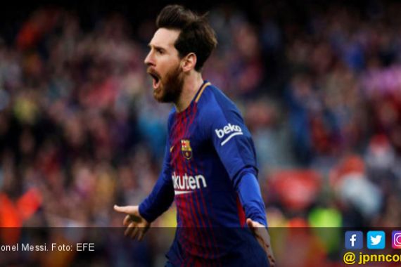 Lionel Messi Bukan Manusia Biasa, Lihat nih Kaki Kirinya - JPNN.COM