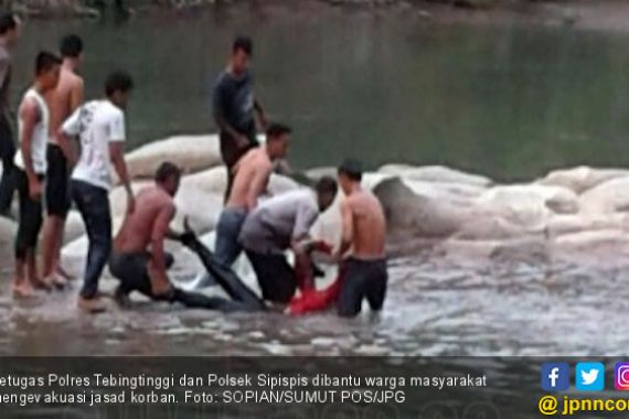 Remaja Abang Beradik Tewas Tenggelam di Sungai Bahbolon - JPNN.COM