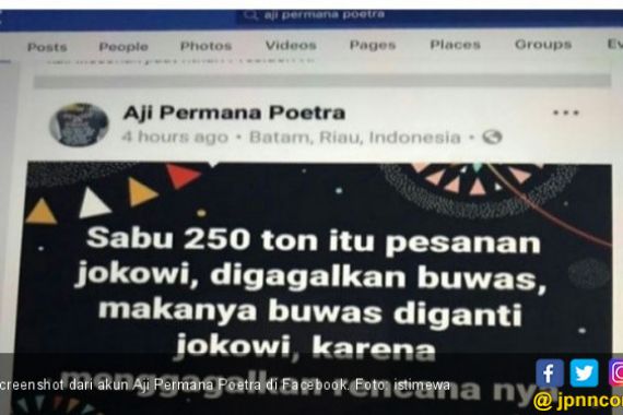 Narkoba Seludupan dan Buwas Pensiun Jadi Hoaks Serang Jokowi - JPNN.COM