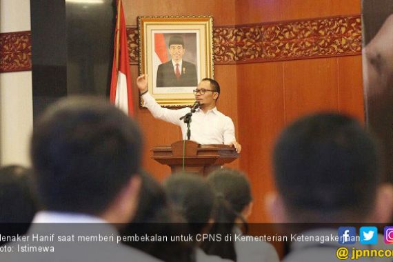 Begini Pesan Khusus Menaker Hanif untuk CPNS Kemnaker - JPNN.COM