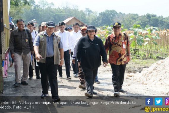 Menteri Siti Tinjau Kesiapan Lokasi Kunker Pak Jokowi - JPNN.COM