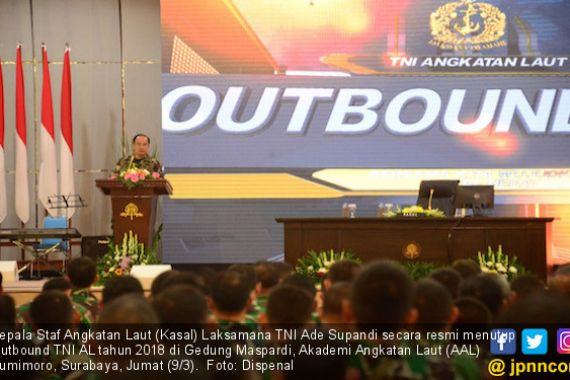 Laksamana Ade Menutup Outbound TNI AL 2018 - JPNN.COM