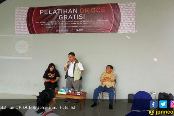 Sukseskan OK OCE, House of Ende Latih Ibu-Ibu Johar Baru - JPNN.COM