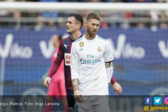 Hahaha..Sergio Ramos Kebelet ke Toilet saat Eibar vs Madrid - JPNN.COM
