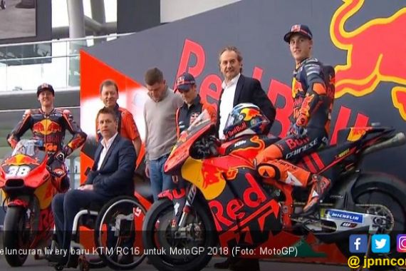 Rilis Livery Baru RC16, Bos KTM Siap Bersaing di MotoGP 2018 - JPNN.COM