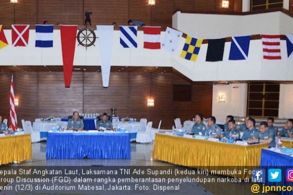 TNI AL Gelar FGD Pemberantasan Penyelundupan Narkoba di Laut - JPNN.COM