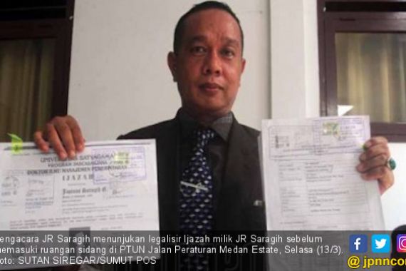 JR Saragih dan KPU Adu Bukti di PTTUN Medan - JPNN.COM