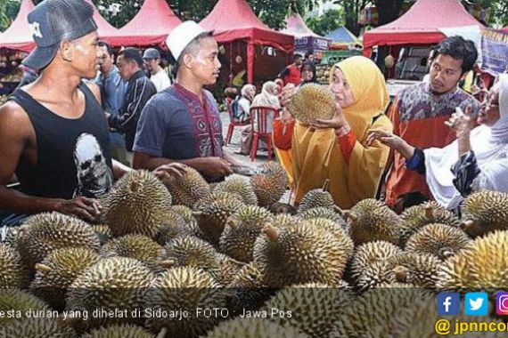 Hmmm, Ada Pesta Durian di Sidoarjo - JPNN.COM