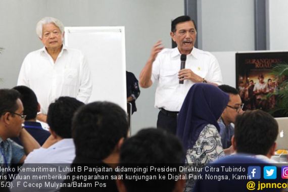 Luhut: Pemerintah Siapkan 5 Kawasan Ekonomi Khusus di Batam - JPNN.COM