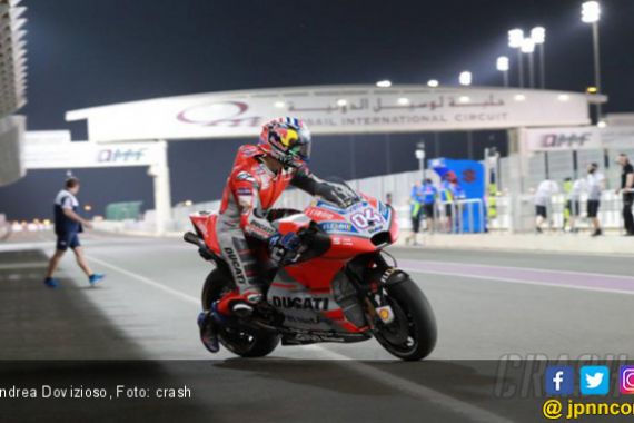 On Fire! Dovizioso Sapu Bersih 2 Latihan Bebas MotoGP Qatar - JPNN.COM