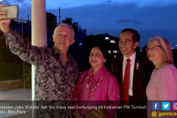 Pak Jokowi dan PM Turnbull Sempat Bahas soal Anak dan Cucu - JPNN.COM