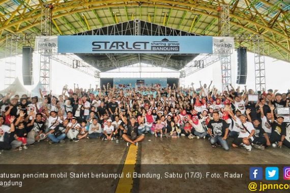 Wow, Ratusan Pencinta Mobil Starlet Kopdar di Bandung - JPNN.COM