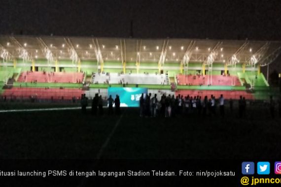 Alamak, Launching Skuat PSMS Kok Remang-Remang Begini - JPNN.COM