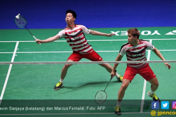 Hajar Ganda Denmark, Marcus/Kevin Jawara All England 2018 - JPNN.COM