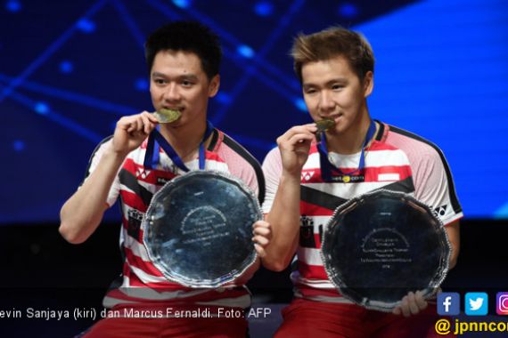 Detik-Detik Menegangkan Marcus/Kevin Juara All England 2018 - JPNN.COM