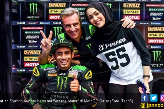 Mengenal Wanita Cantik Penakluk Hafizh Syahrin di MotoGP - JPNN.COM
