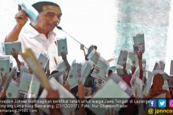 Optimisme Jokowi soal Target Jutaan Sertifikat untuk Rakyat - JPNN.COM