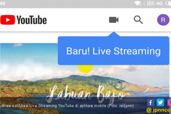 Segera Hadir Fitur Live Streaming YouTube dari Kamera Ponsel - JPNN.COM