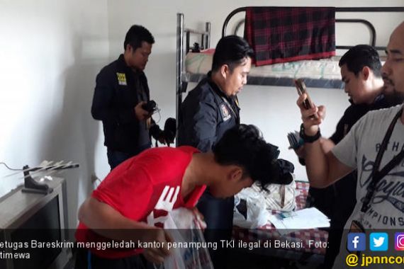 Bareskrim Geledah Kantor Penyalur TKI Ilegal di Bekasi - JPNN.COM