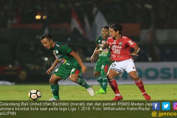 Liga 1 2018: Bali United Cuma Menang Tipis Atas PSMS - JPNN.COM