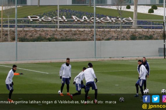 Lionel Messi Absen dalam Latihan Timnas Argentina di Madrid - JPNN.COM